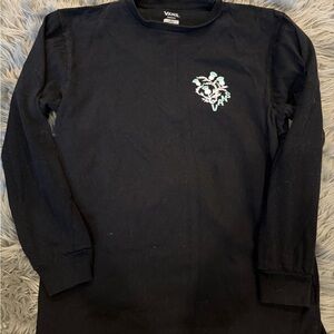 Vans  Black Long Sleeve Shirt